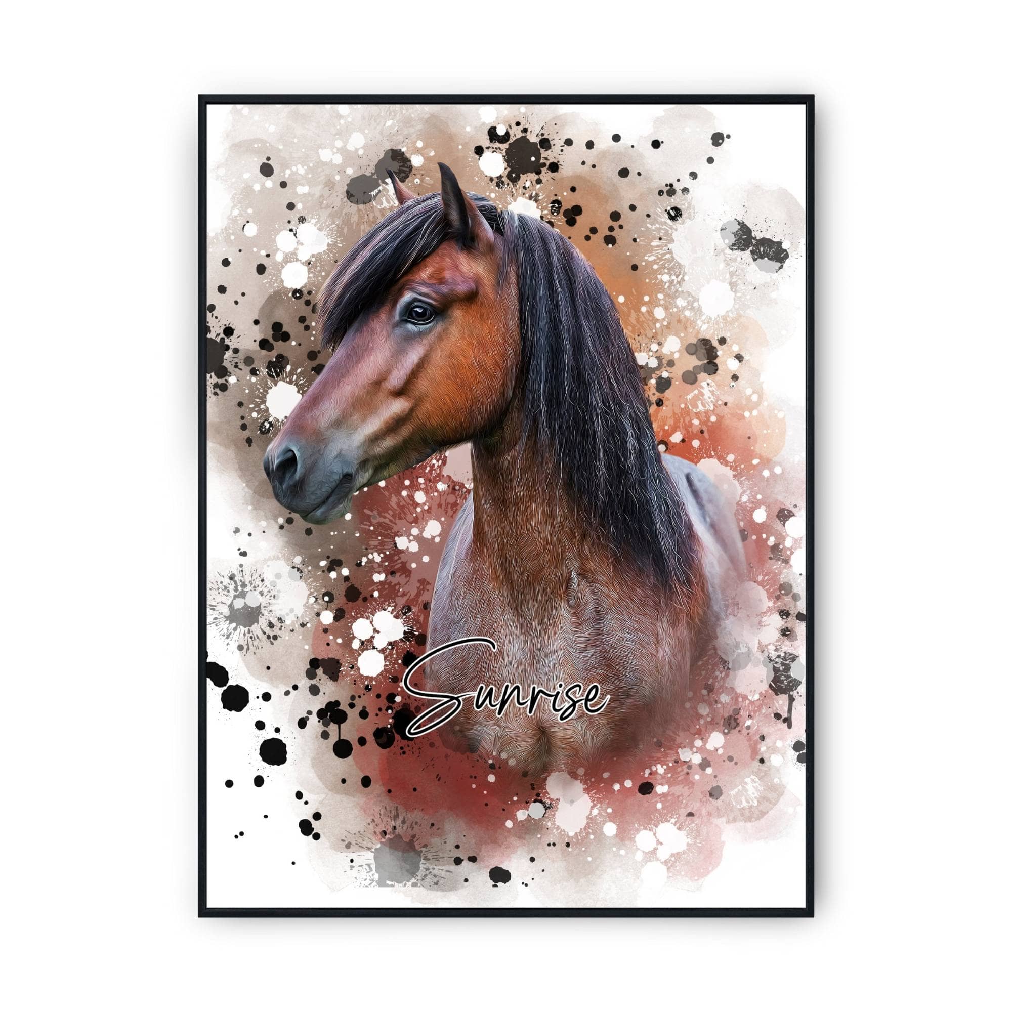 Wasserfarben Portrait