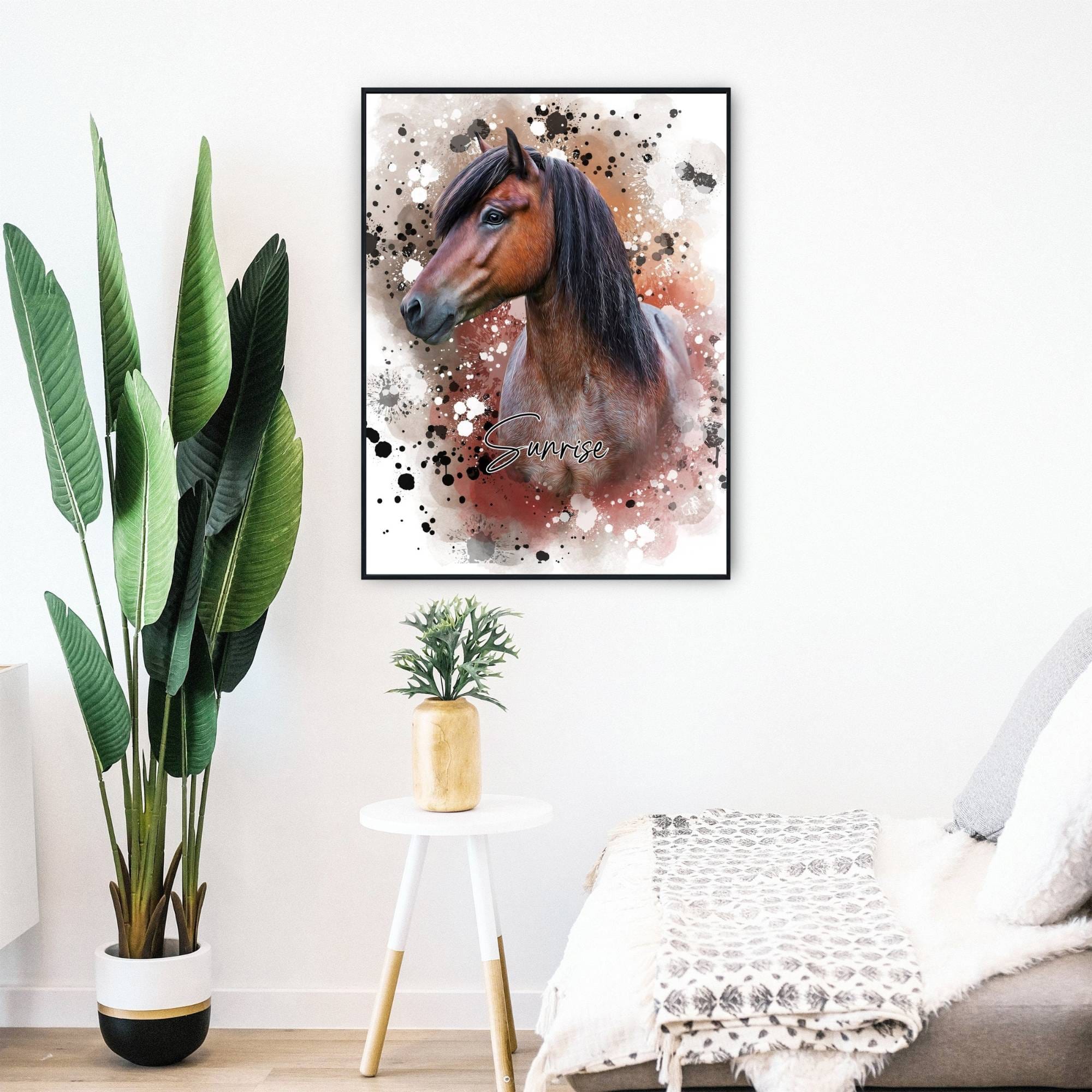 Wasserfarben Portrait