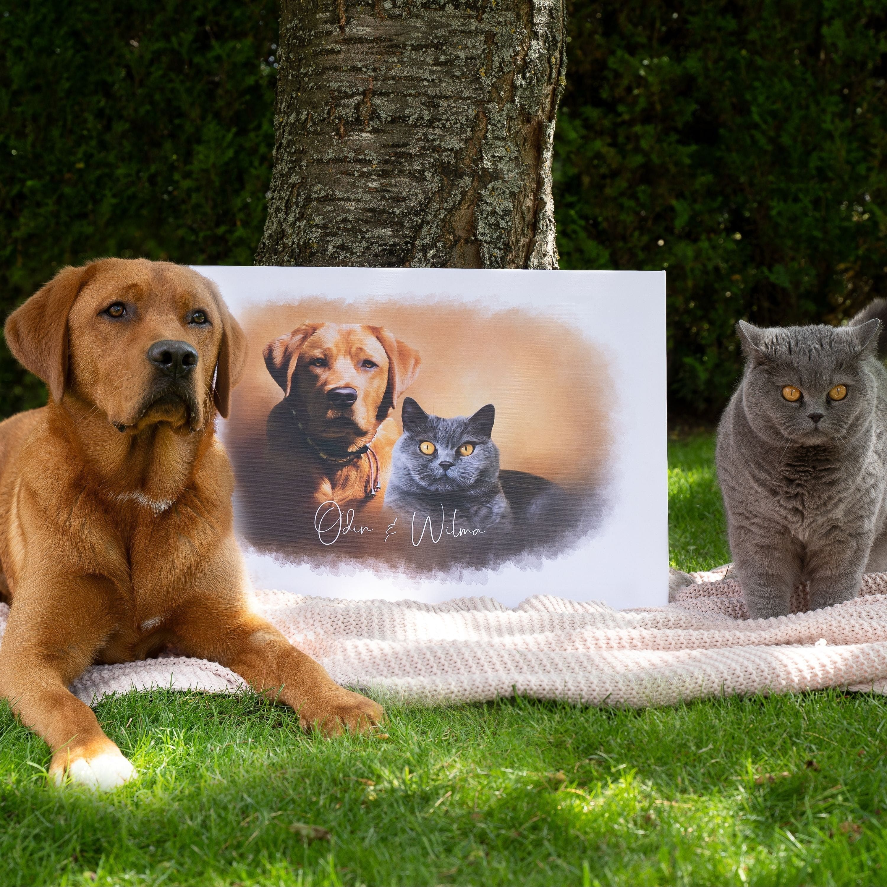 Wasserfarben Portrait