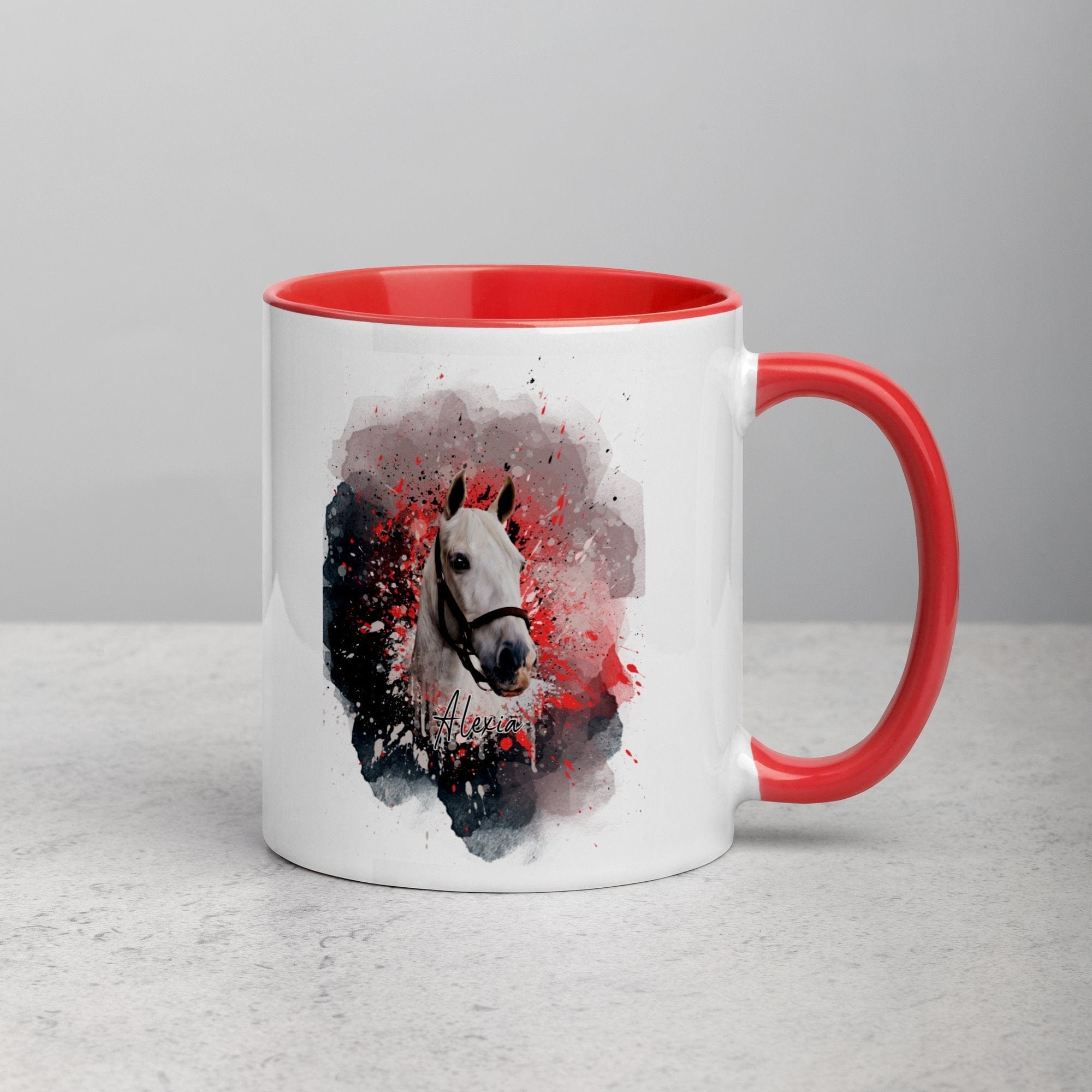 Bunte Graffiti-Tasse