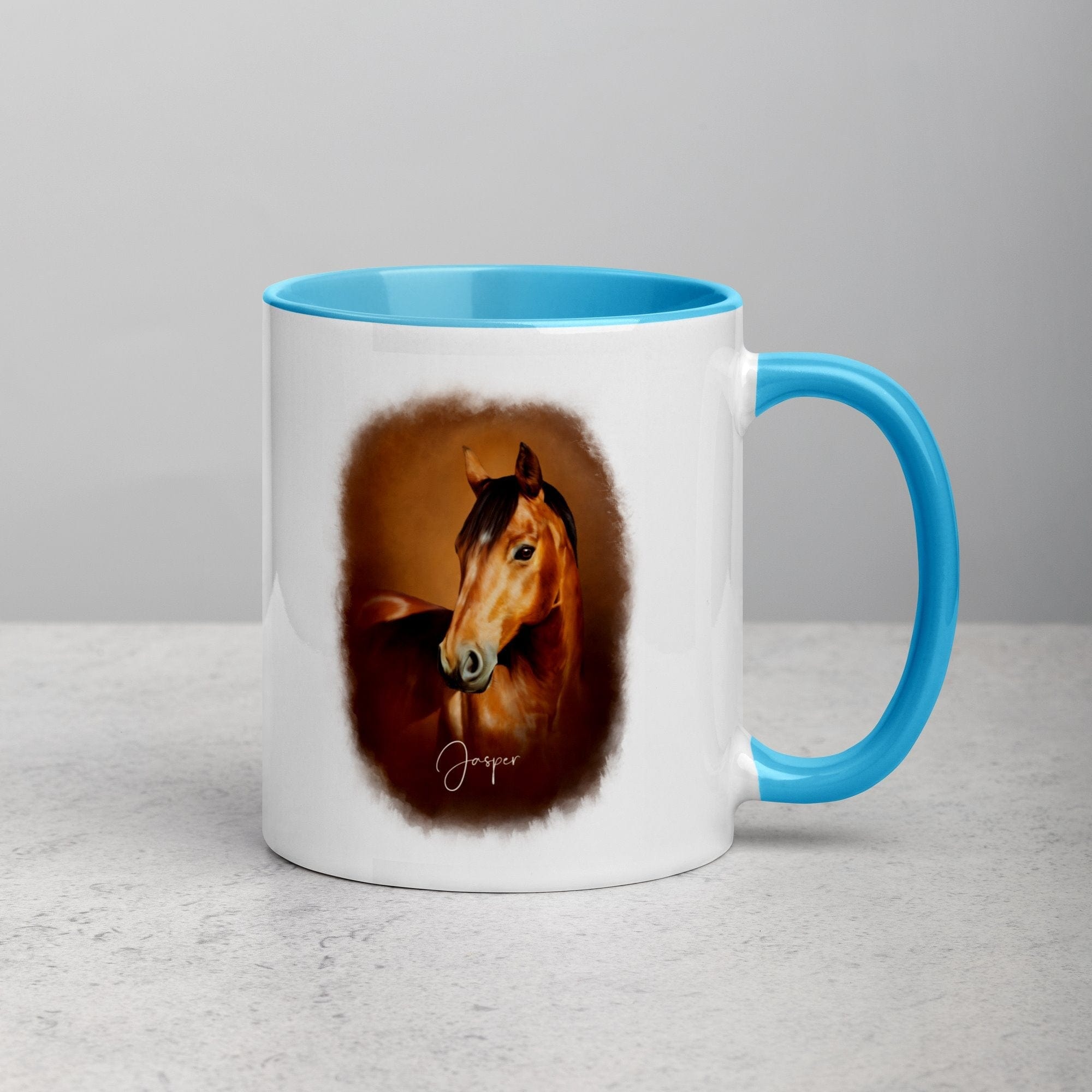 Bunte Aquarell-Tasse