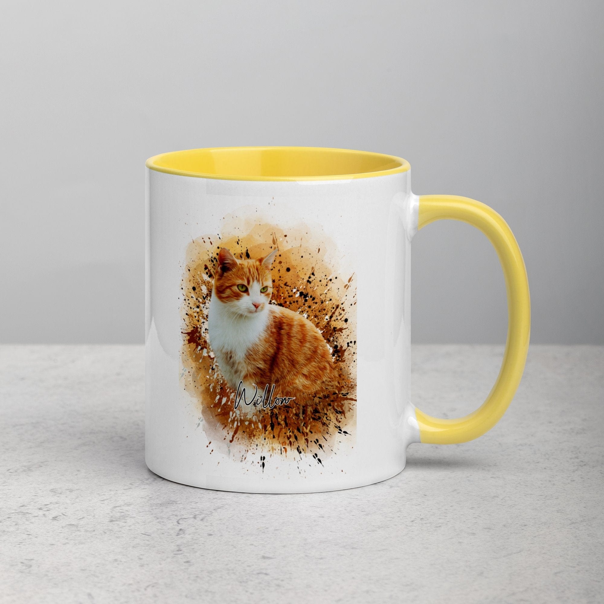 Bunte Graffiti-Tasse