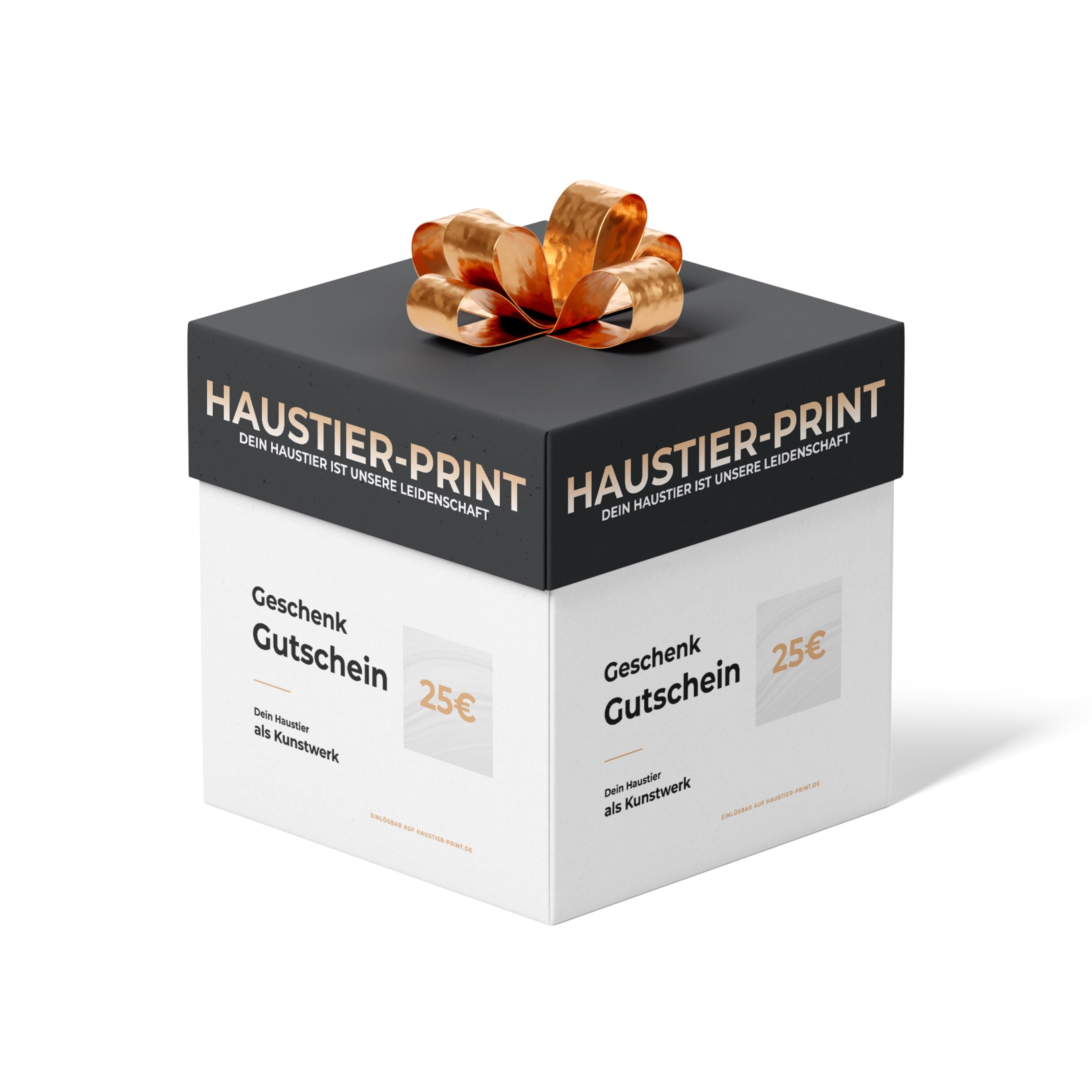 Haustier-Print Geschenkgutschein